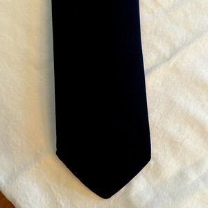 Black neck tie, yellow silk bow, tie with black polkadots